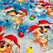 Load image into Gallery viewer, PRE-ORDER - Christmas Pups Blue